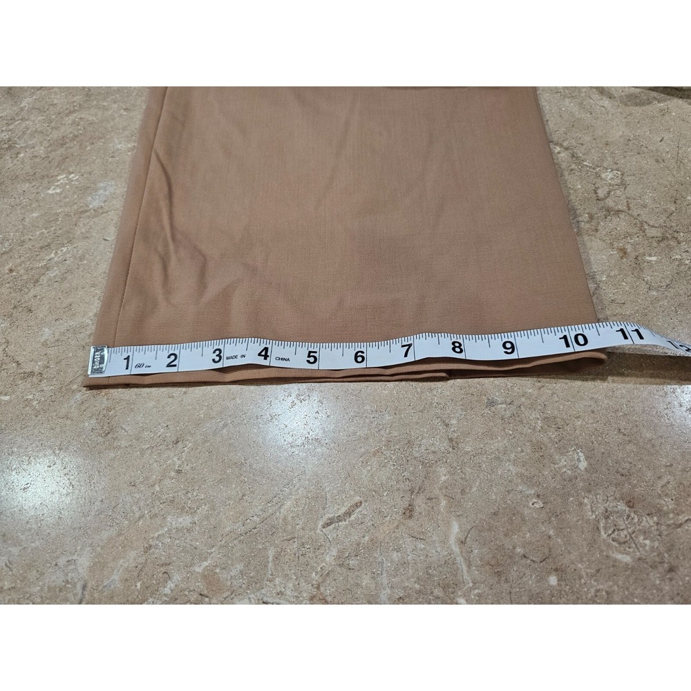 Doncaster Signature Pants Womens 22W Tan Wool Blend Straight Leg NWT W100PT44 - Picture 8 of 8